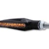 800Wx800H-1139700-3 HIGHSIDER Smart Stix LED Indicator Body Black / Lens Clear (Pair), Front & Rear