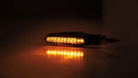 800Wx800H-1139700-4 HIGHSIDER Smart Stix LED Indicator Body Black / Lens Clear (Pair), Front & Rear