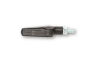 800Wx800H-1139706-2 HIGHSIDER Smart Fineline LED Indicator Body Black / Lens Smoked (Pair), Front & Rear