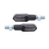 800Wx800H-1139709-1 HIGHSIDER Smart Namiko-TS LED 2in1 Indicator DRL Combination Body Black / Lens Smoked (Pair), Front