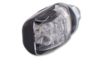 800Wx800H-1139710-3 HIGHSIDER Smart Picco LED Indicator Body Black / Lens Clear (Pair), Rear
