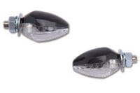 800Wx800H-1139711-2 HIGHSIDER Smart Drop LED Indicator Body Black / Lens Clear (Pair), Front & Rear