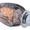 800Wx800H-1139711-3 HIGHSIDER Smart Drop LED Indicator Body Black / Lens Clear (Pair), Front & Rear
