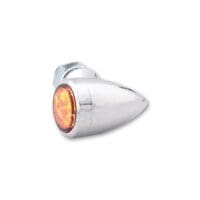 HIGHSIDER Smart Sixteen-Bullet LED Indicator Body Chrome / Lens Smoked (Pair), Front & Rear