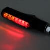 HIGHSIDER Smart Shorty-Fin LED 3in1 Indicator Taillight Combination Body Black / Lens Smoked (Pair), Rear