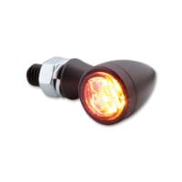 HIGHSIDER smart Sixteen Bullet LED TailLight/Indicator Black/Smoke 3in1, E-Approved (Pair)