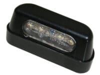 HIGHSIDER smart LED License Plate Light Black ABS plastic (1pc)