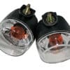 HIGHSIDER Smart ATV Bulb Indicator Body Black / Lens Clear (Pair), Front & Rear