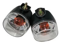 HIGHSIDER Smart ATV Bulb Indicator Body Black / Lens Clear (Pair), Front & Rear