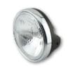 HIGHSIDER smart 7 Inch LTD Headlight H4 Black H4 insert With embossed Glass, E-Approved (1pc)