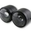 HIGHSIDER smart Headlight Twin LED (3-1/2") Black Side Mount, E-Approved (1pc)