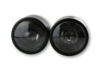 HIGHSIDER smart Headlight Twin LED (3-1/2") Black Side Mount, E-Approved (1pc)