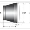 HIGHSIDER smart Spotlight Insert LED (3 1/2 Inch) Black E-Approved (1pc)