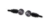 800Wx800H-1139806-2 HIGHSIDER Smart MC-1 LED Indicator Body Black / Lens Clear (Pair), Front & Rear