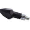 HIGHSIDER Smart Rock LED Indicator Body Black / Lens Smoked (Pair), Front & Rear