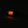 HIGHSIDER Smart Rock LED Indicator Body Black / Lens Smoked (Pair), Front & Rear