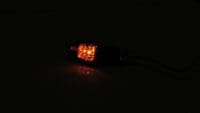 HIGHSIDER Smart Rock LED Indicator Body Black / Lens Smoked (Pair), Front & Rear