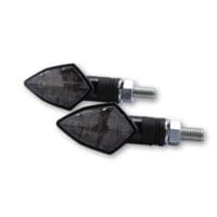 800Wx800H-1139809-1 HIGHSIDER Smart Rock LED Indicator Body Carbon / Lens Smoked (Pair), Front & Rear