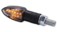 800Wx800H-1139813-3 HIGHSIDER Smart Lizzard LED Indicator Body Black / Lens Smoked (Pair), Front & Rear