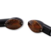 800Wx800H-1139845-1 HIGHSIDER Smart Cateye Bulb Mini Indicator Body Black / Lens Smoked (Pair), Front & Rear
