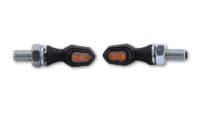 800Wx800H-1139871-1 HIGHSIDER Smart Crumb LED Indicator Body Black / Lens Smoked (Pair), Front & Rear