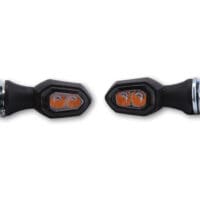 800Wx800H-1139871-1 HIGHSIDER Smart Crumb LED Indicator Body Black / Lens Smoked (Pair), Front & Rear