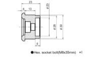 800Wx800H-1140006-2 DAYTONA Adapter For Barend Mirror Kawa Z1000/800 , ER-6N