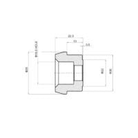 DAYTONA Bar End Mirror Adapter BMW R nineT