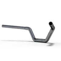 HIGHSIDER pro Steel Handlebar, Flat Track Z14B, 25,4 mm (1"), grip area 22,2 mm (7/8"), Chrome, TUeV-part type approval