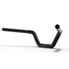 800Wx800H-1140753-4 HIGHSIDER pro Steel Handlebar, Flat Track Z14B, 25,4 mm (1"), grip area 22,2 mm (7/8"), Black, TUeV-part type approval