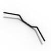800Wx800H-1140753-5 HIGHSIDER pro Steel Handlebar, Flat Track Z14B, 25,4 mm (1"), grip area 22,2 mm (7/8"), Black, TUeV-part type approval