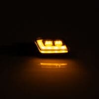 HIGHSIDER Smart Formula-TS LED Indicator Body Black / Lens Smoked (Pair), Front & Rear