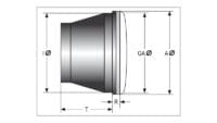 HIGHSIDER pro 5 3/4 Inch Type 12 LED Headlight Insert With DRL