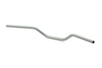 HIGHSIDER pro Aluminium Handlebar, Naked Bike A02, 22,2 mm (7/8"), Silver glossy, TUeV-part type approval
