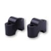 HIGHSIDER pro Handlebar Riser Kit R25 for 22,2 mm (7/8") Handlebars, Black, TUeV-part type approval