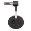 HIGHSIDER pro Conero Black-Edition, Bar End Mirror with LED Indicator, Matt-Black (1pc.)