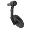 HIGHSIDER pro Conero Black-Edition, Bar End Mirror with LED Indicator, Matt-Black (1pc.)