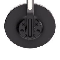 HIGHSIDER pro Conero Black-Edition, Bar End Mirror with LED Indicator, Matt-Black (1pc.)
