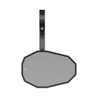HIGHSIDER smart Bar End Mirror Straight Black Long (1pc)