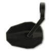 HIGHSIDER smart Bar End Mirror Straight Black Short (1pc)