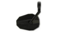 HIGHSIDER smart Bar End Mirror Straight Black Short (1pc)