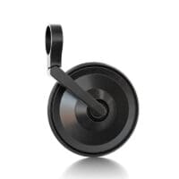 800Wx800H-1140945-1 HIGHSIDER smart Circula-S, Bar End Mirror, Matt-Black, Short (1pc)