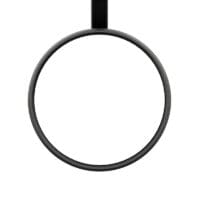 HIGHSIDER smart Circula-S, Bar End Mirror, Matt-Black, Long (1pc)