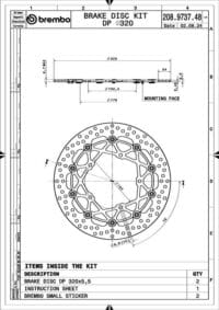 800Wx800H-1147219-2 BREMBO UPGRADE Supersport Zwevende remschijven - Paar