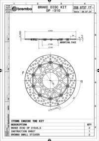 800Wx800H-1147399-2 BREMBO UPGRADE Supersport Zwevende remschijven - Paar
