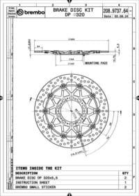 800Wx800H-1147502-2 BREMBO UPGRADE Supersport Zwevende remschijven - Paar