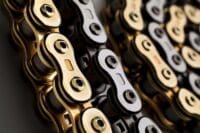 EK CHAIN 520 RV/3D Transmissieketting - Nx-Ring - Klinkschakel