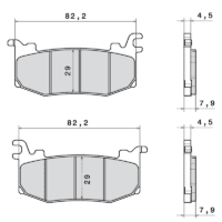 BREMBO Racing Remblokken van gesinterd metaal - M588Z04