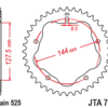 JT SPROCKETS Standaard achtertandwiel aluminium - 525