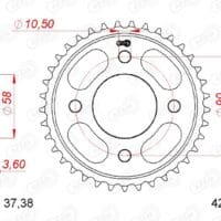 800Wx800H-1149253001-1 AFAM Staal standaard achtertandwiel 10241 - 420